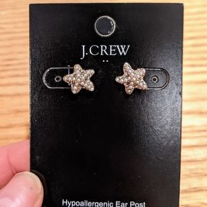 J. Crew Starfish Earrings